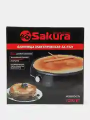 Черный блинница Sakura SA-7421, 1200 Вт