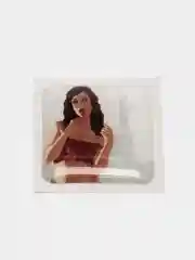 Серый 3d стикеры на телефон "design"