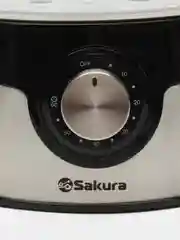 Серый пароварка Sakura SA-7215, 800Вт