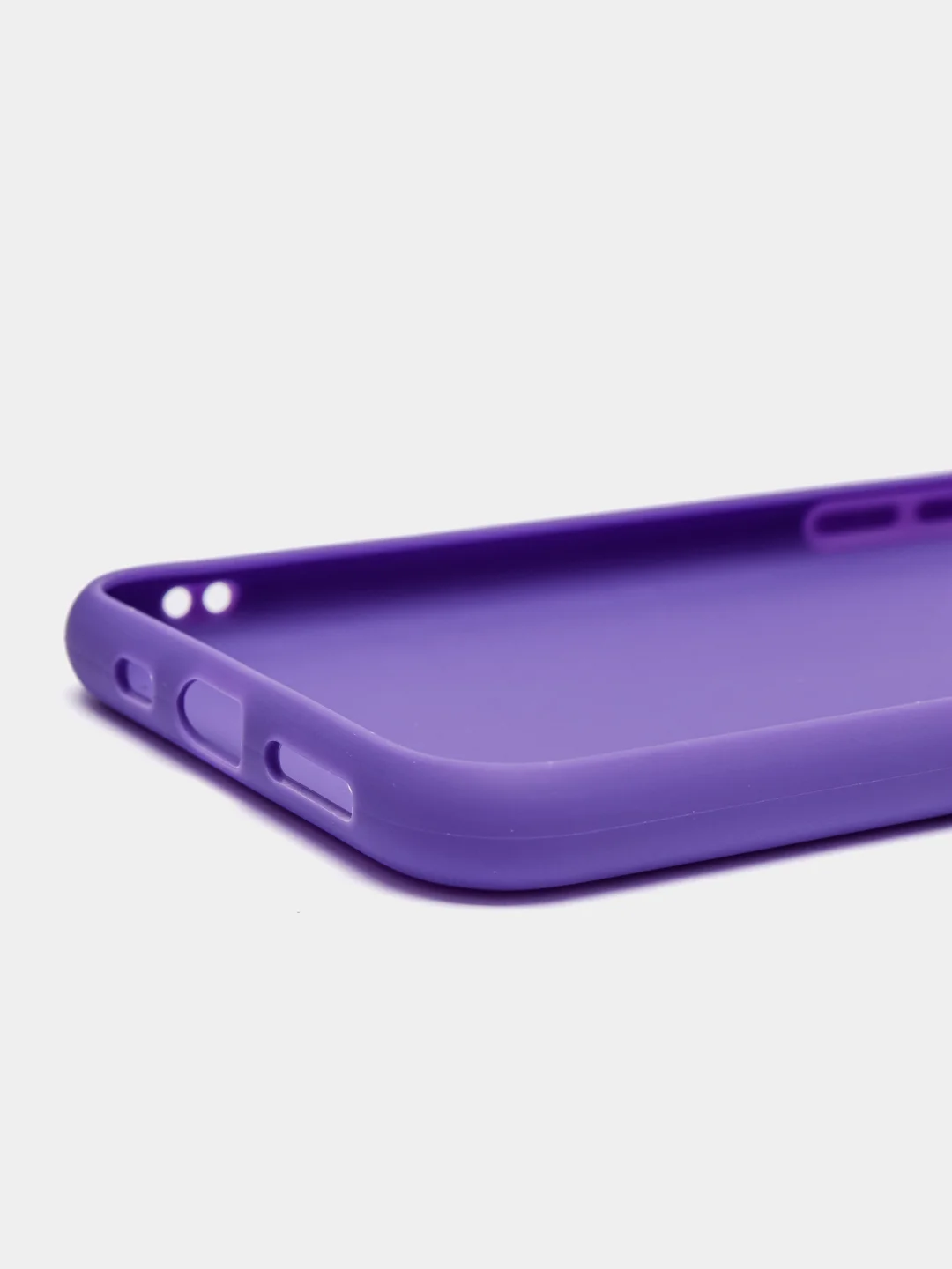 Фиолетовый чехол для iPhone 11 Pro, силиконовый, 14 цветов