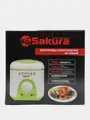 Белый фритюрница Sakura SA-7654GR, 950 Вт