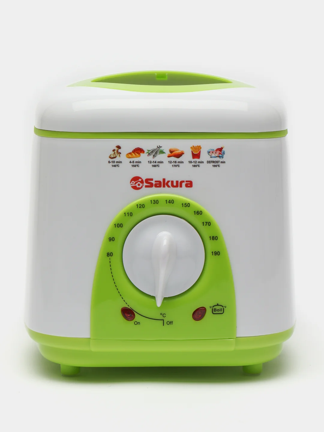 Белый фритюрница Sakura SA-7654GR, 950 Вт