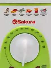 Белый фритюрница Sakura SA-7654GR, 950 Вт