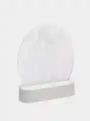 Алый ночник, новогодний светильник светодиодный 3D, LED, от батареек или USB. 3D лампа. Ночник