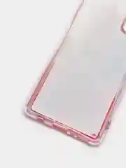Коралловый чехол Samsung Galaxy A41 (Самсунг Галакси А41) чехол переливающийся жидкий с блестками