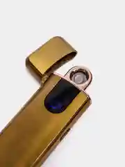 Золотой зажигалка электронная металлическая USB зажигалка плазменная спираль зажигалка электронная