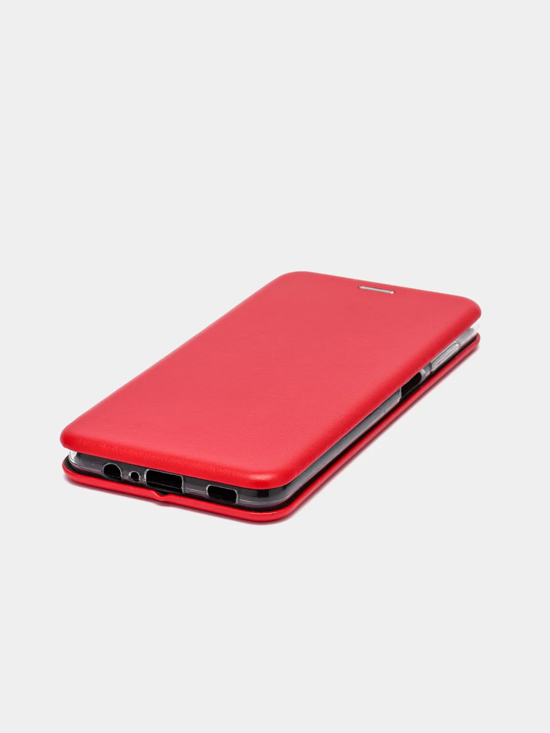 Красный чехол-книжка Samsung Galaxy A12, Самсунг Галакси А12