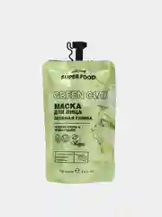 Лайм маска для лица CafeMimi Super Food голубая, зеленая глина, 100 мл