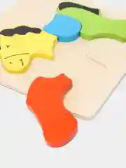Желтый детские деревянные пазлы