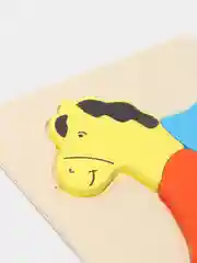 Желтый детские деревянные пазлы
