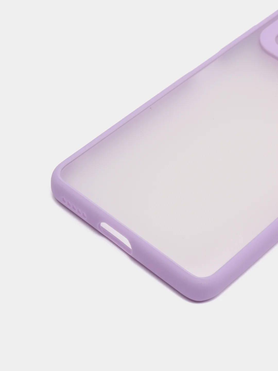 Лавандовый чехол Xiaomi Poco F3, F3 Pro, Redmi K40, K40 Pro пластиковый матовый с цветными кнопками