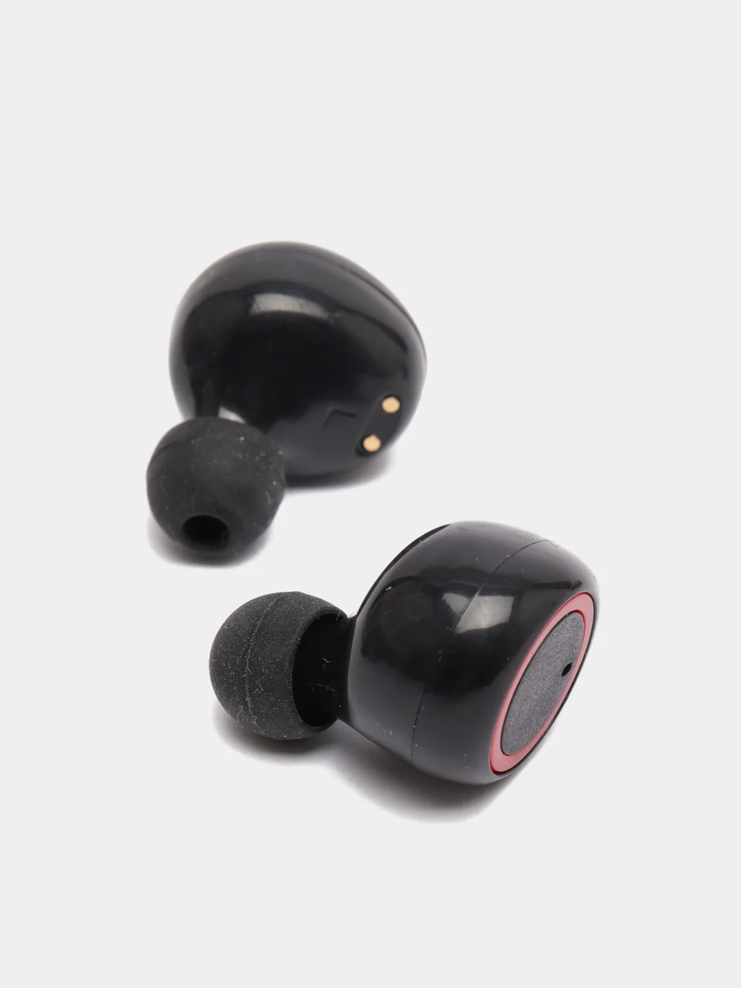 Красный беспроводные наушники компактные TWS BT, Bluetooth-гарнитура 5.0, зарядный кейс, Android