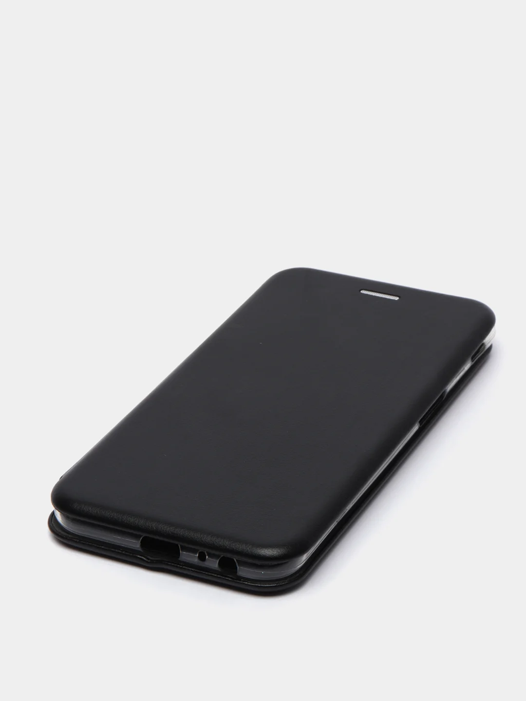 Черный чехол книжка для Samsung J6 Plus, J6+, Самсунг