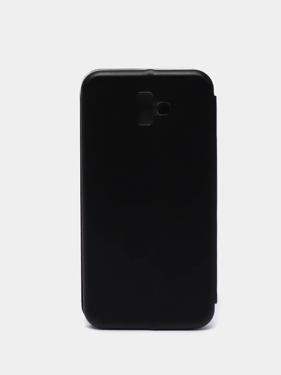 Черный чехол книжка для Samsung J6 Plus, J6+, Самсунг