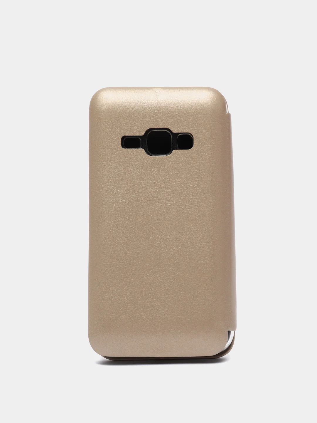 Золотой чехол книжка Samsung Galaxy J1 2016 / J120