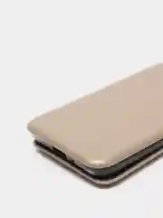 Золотой чехол книжка Samsung Galaxy J1 2016 / J120