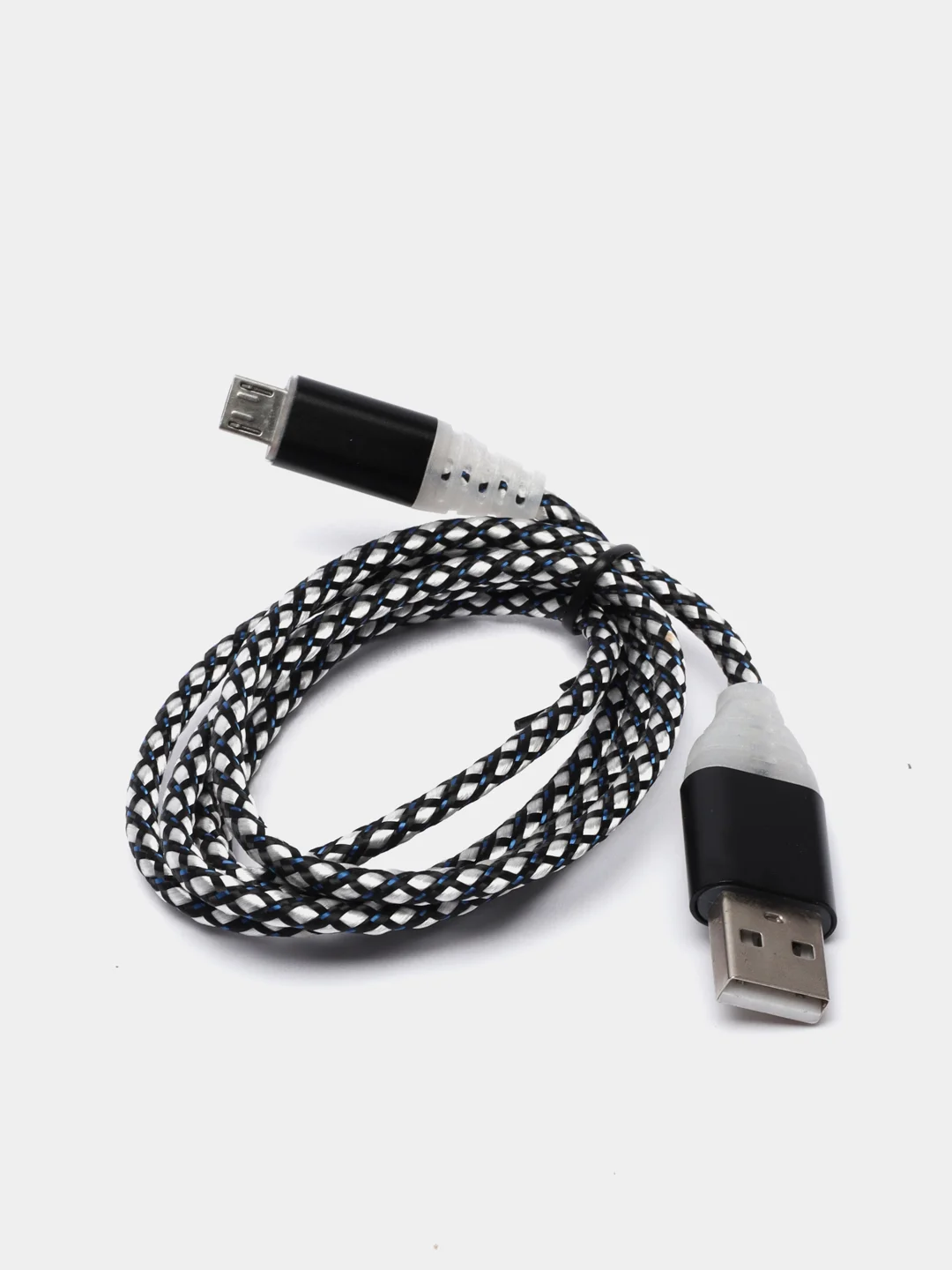 Угольный кабель Micro-USB