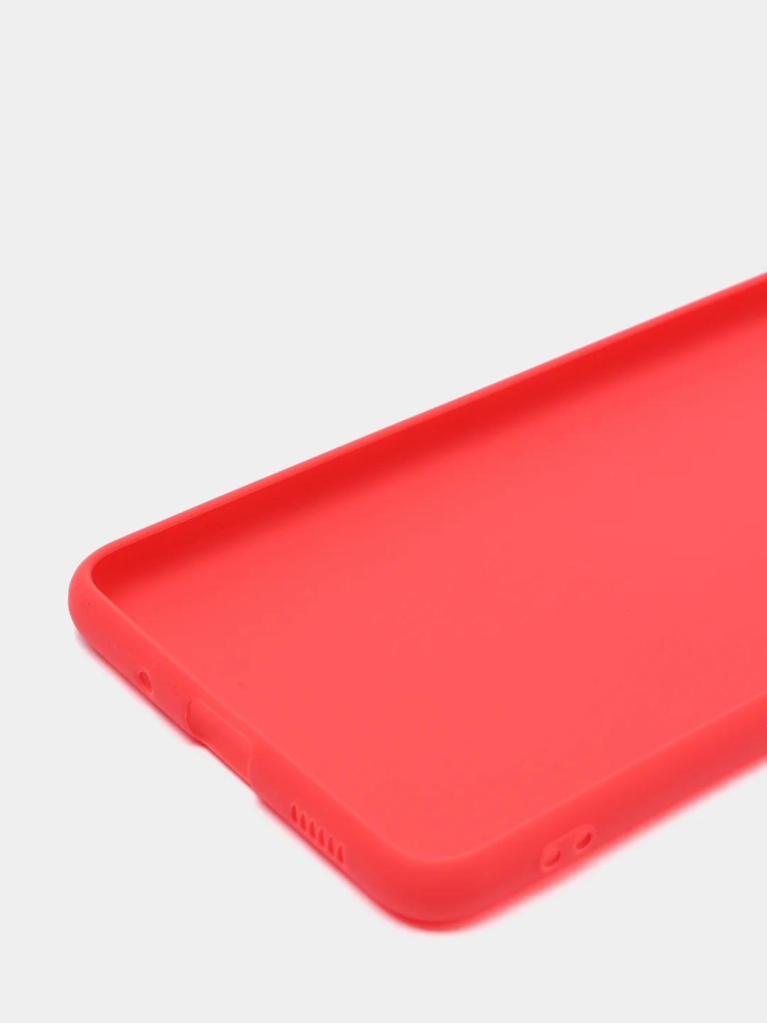 Красный чехол Samsung Galaxy M52 силиконовый, матовый
