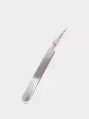 Пинцет прямой с изгибом для наращивания ресниц Amelo
