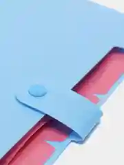 Голубой папка А4 Smile everytime, на 5 отделений, для удобного хранения документов