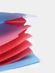 Голубой папка А4 Smile everytime, на 5 отделений, для удобного хранения документов