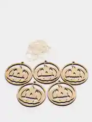 Бежевый подвеска резная, украшение, "Halloween"