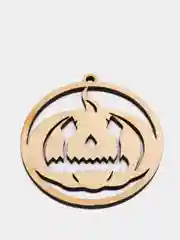 Бежевый подвеска резная, украшение, "Halloween"