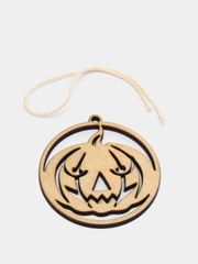 Подвеска резная, украшение, "Halloween"