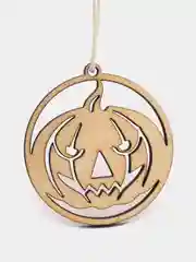 Бежевый подвеска резная, украшение, "Halloween"