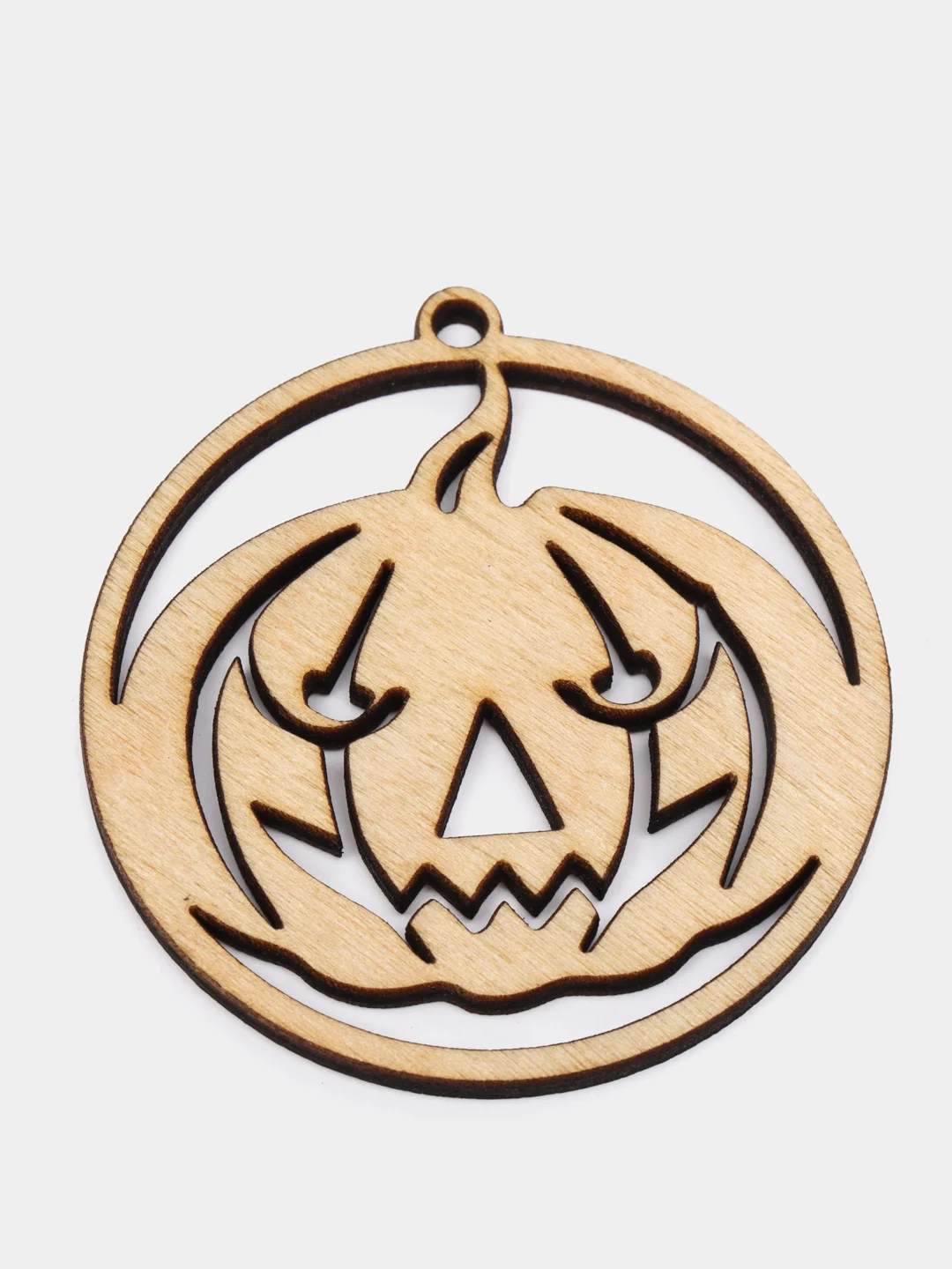 Бежевый подвеска резная, украшение, "Halloween"
