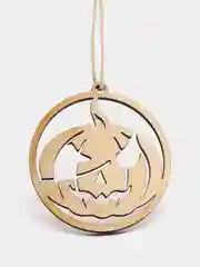 Бежевый подвеска резная, украшение, "Halloween"