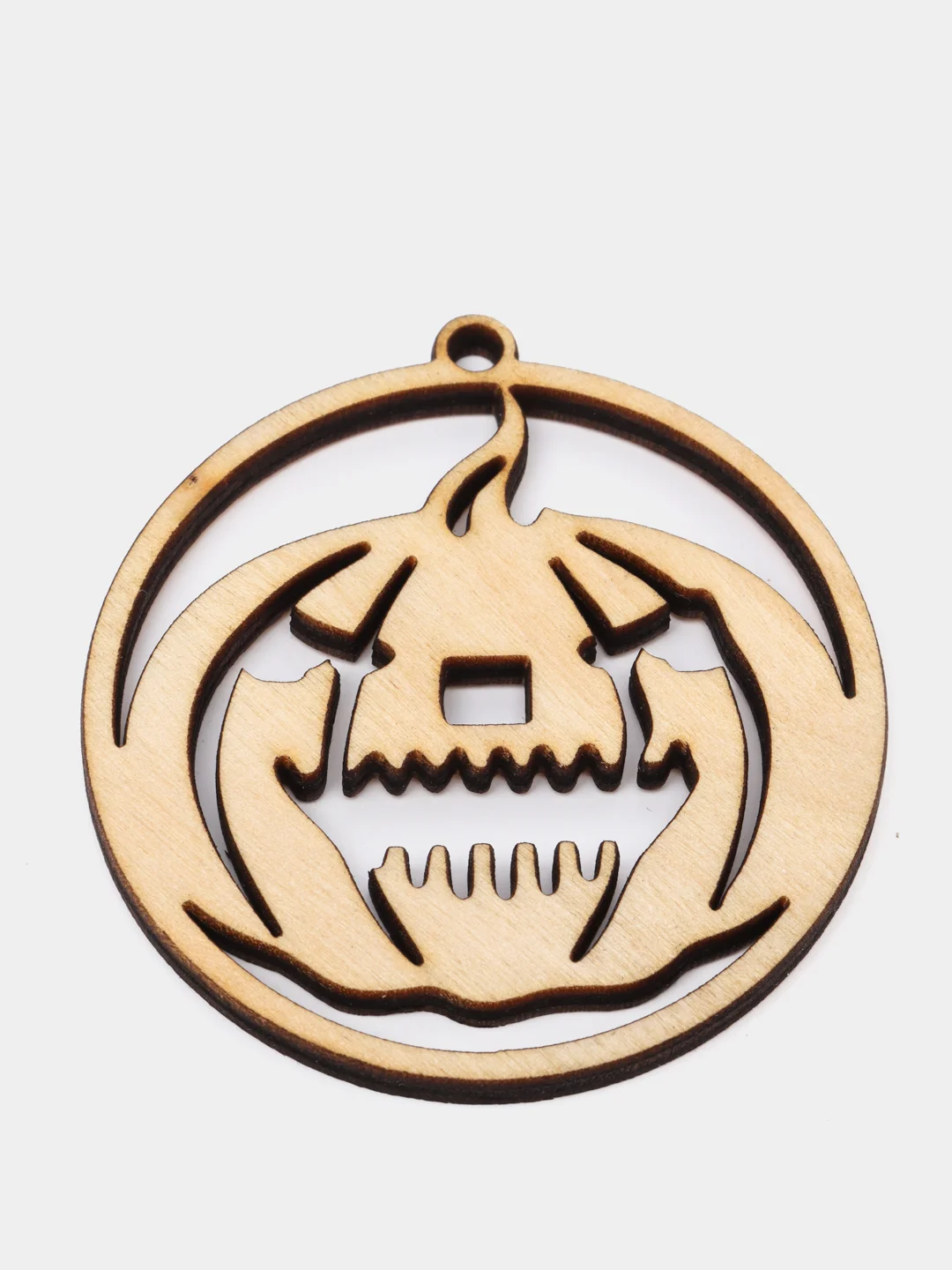Бежевый подвеска резная, украшение, "Halloween"