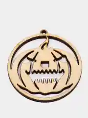 Бежевый подвеска резная, украшение, "Halloween"