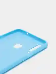 Голубой чехол Samsung Galaxy A20s, Самсунг Галакси А20с силиконовый цветной матовый