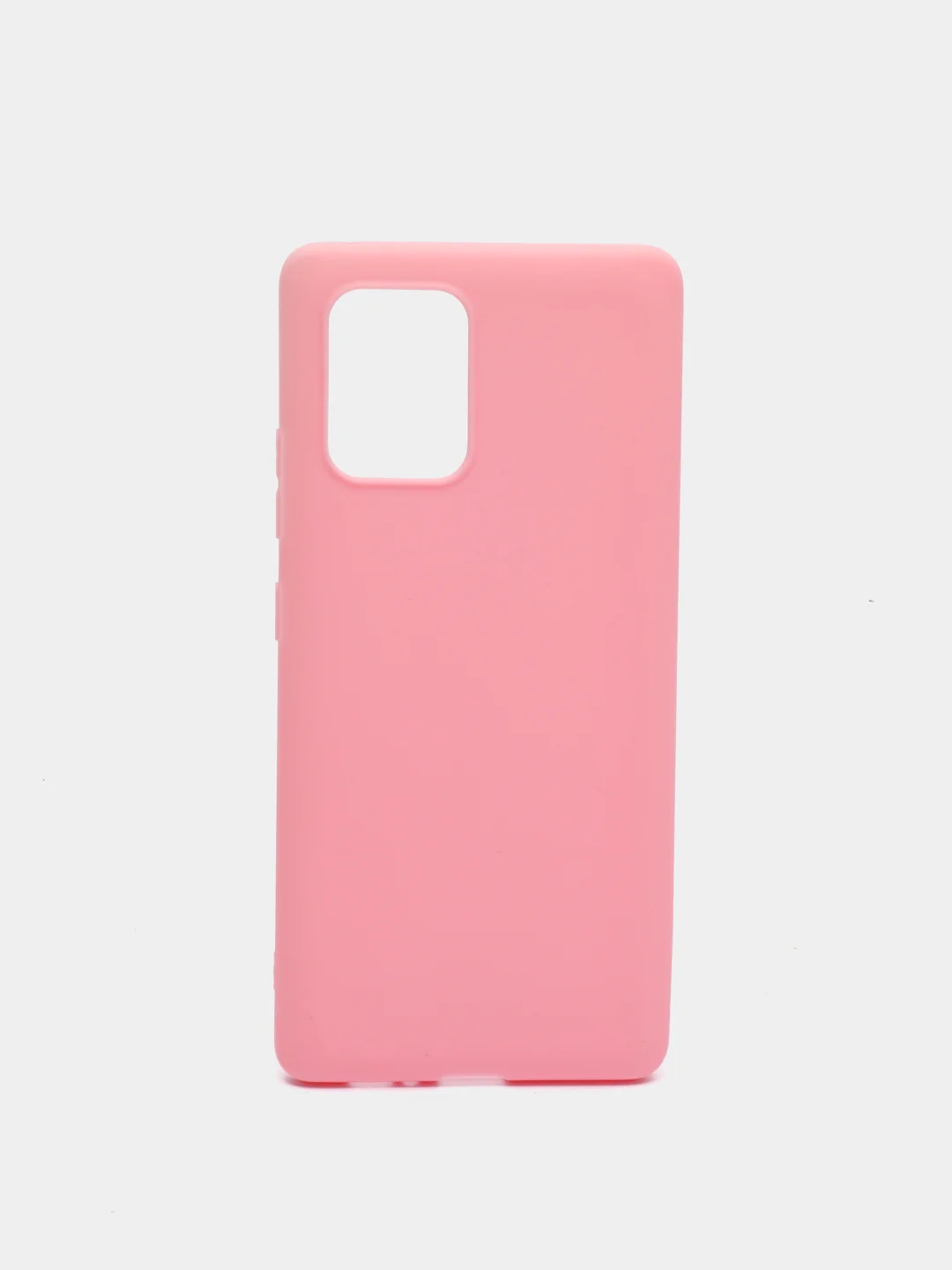 Розовый чехол Samsung Galaxy S10 Lite, Самсунг Галакси С10 Лайт, силиконовый, цветной, матовый