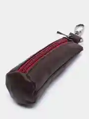Коричневый ключница из натуральной кожи