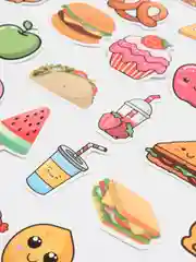 Наклейки-стикеры "Вкусняшки"