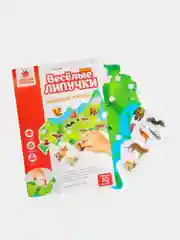 Зеленый развивающая игра Развитие ребенка "Веселые Липучки", 3+