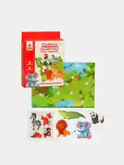 Лесной зеленый развивающая игра Развитие ребенка "Веселые Липучки", 3+