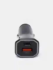 Черный автомобильное зарядное устройство, USB Type-C
