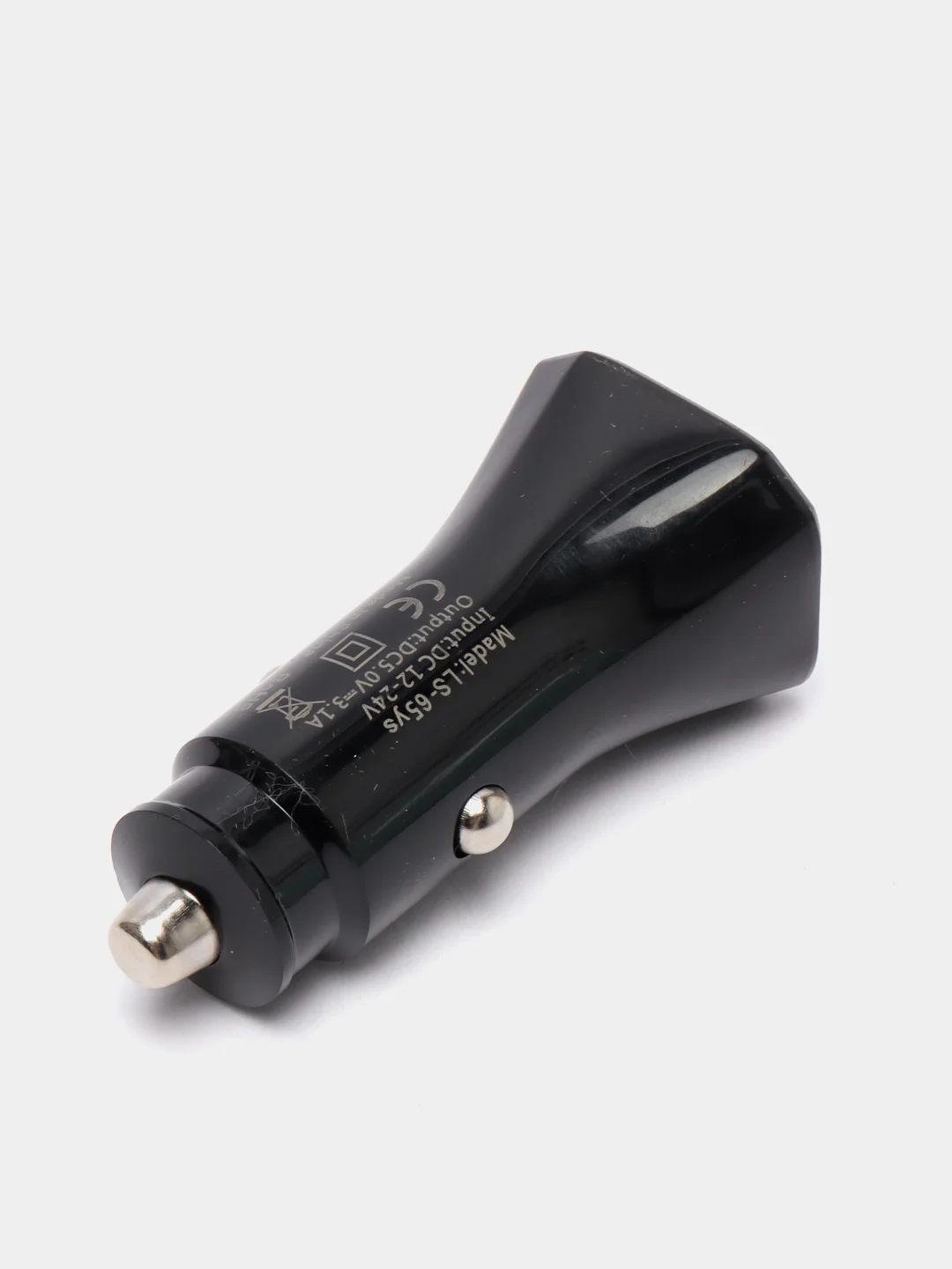 Черный автомобильное зарядное устройство, USB Type-C