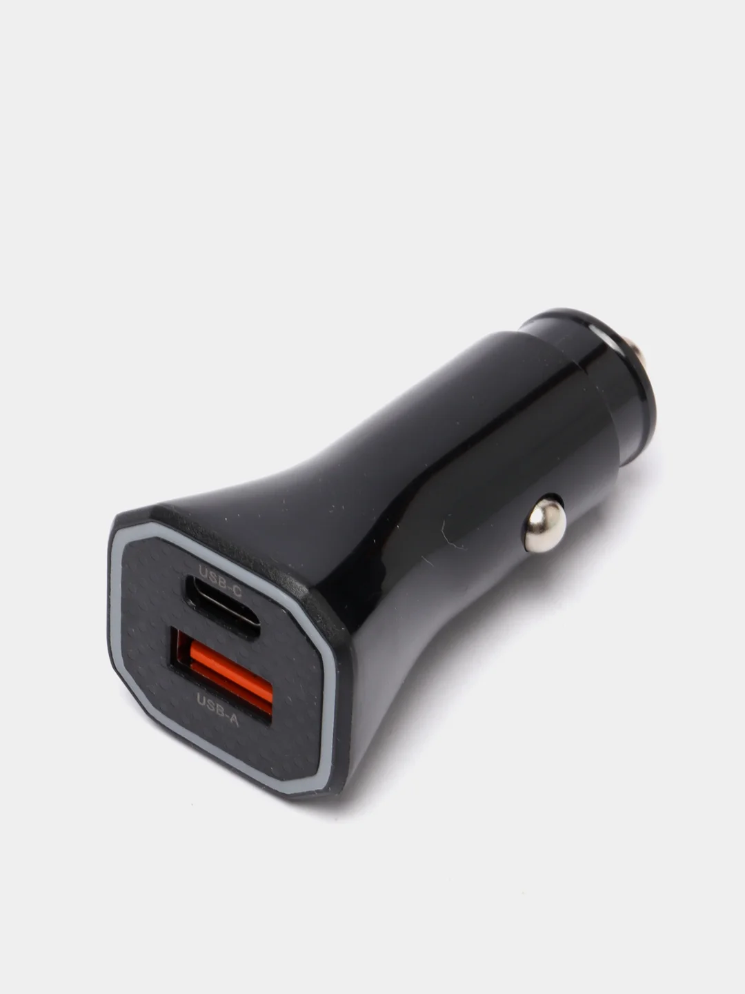 Черный автомобильное зарядное устройство, USB Type-C