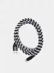 Белый кабель USB Lightning, Micro-USB, Type-C, 2 метра