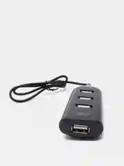 Черный разветвитель универсальный USB HUB 2.0
