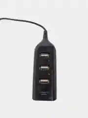 Черный разветвитель универсальный USB HUB 2.0