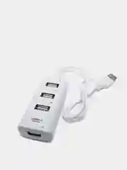 Белый разветвитель универсальный USB HUB 2.0