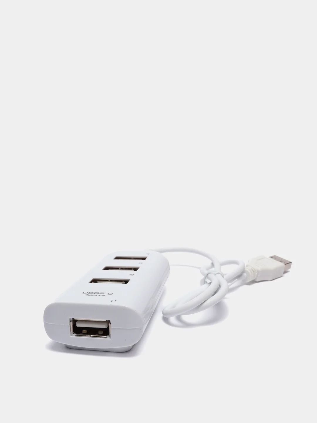 Белый разветвитель универсальный USB HUB 2.0