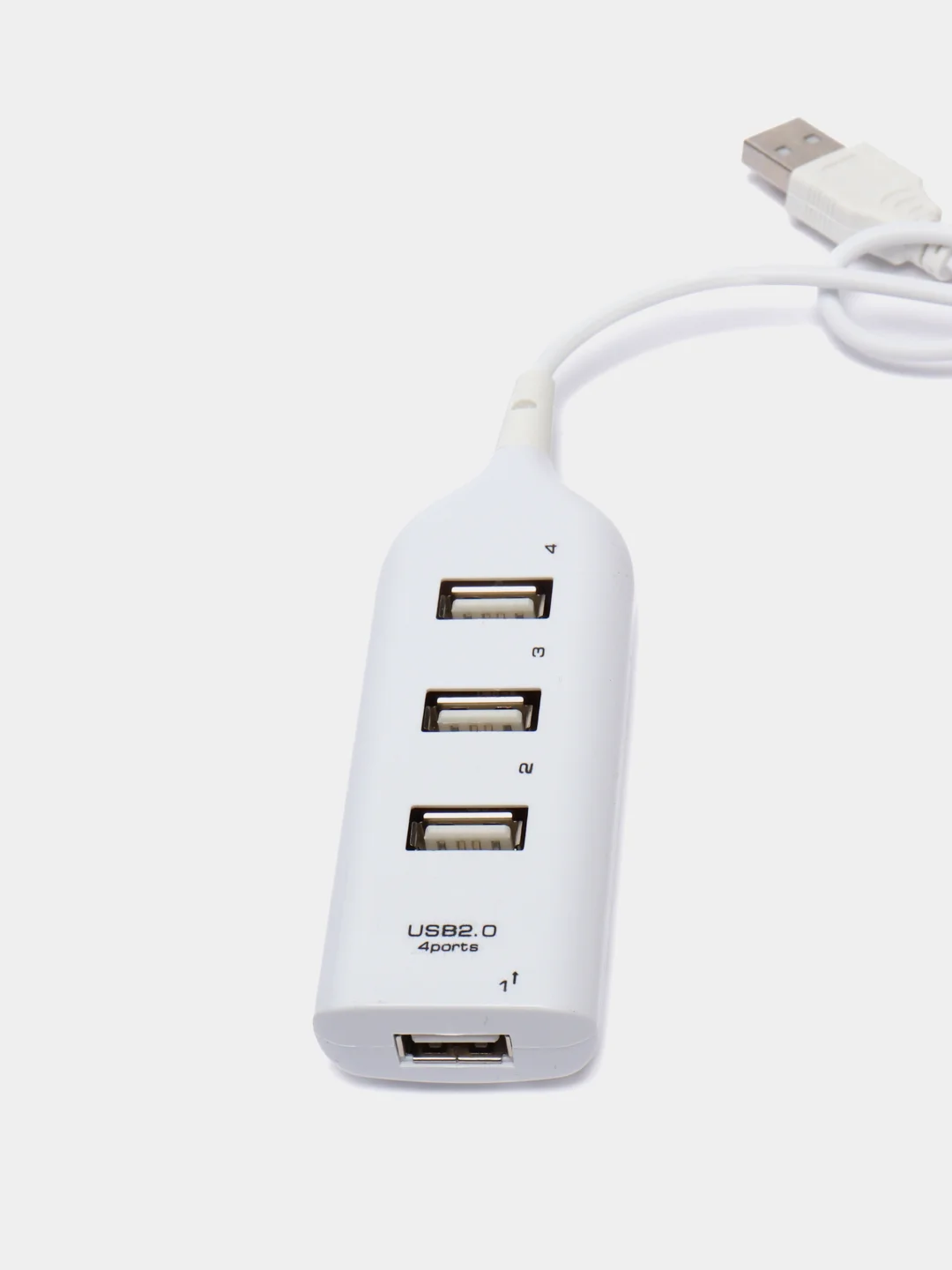 Белый разветвитель универсальный USB HUB 2.0