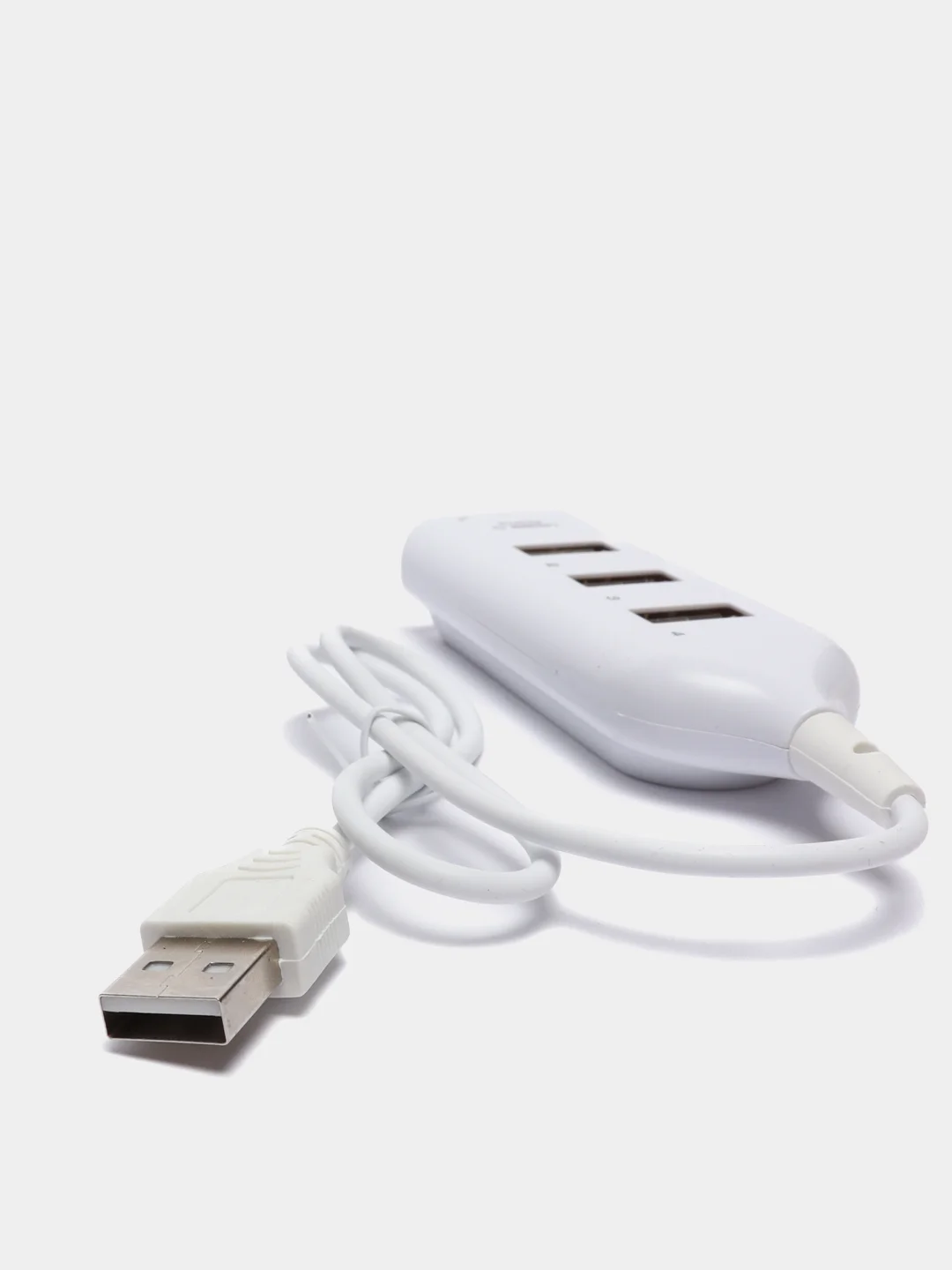 Белый разветвитель универсальный USB HUB 2.0