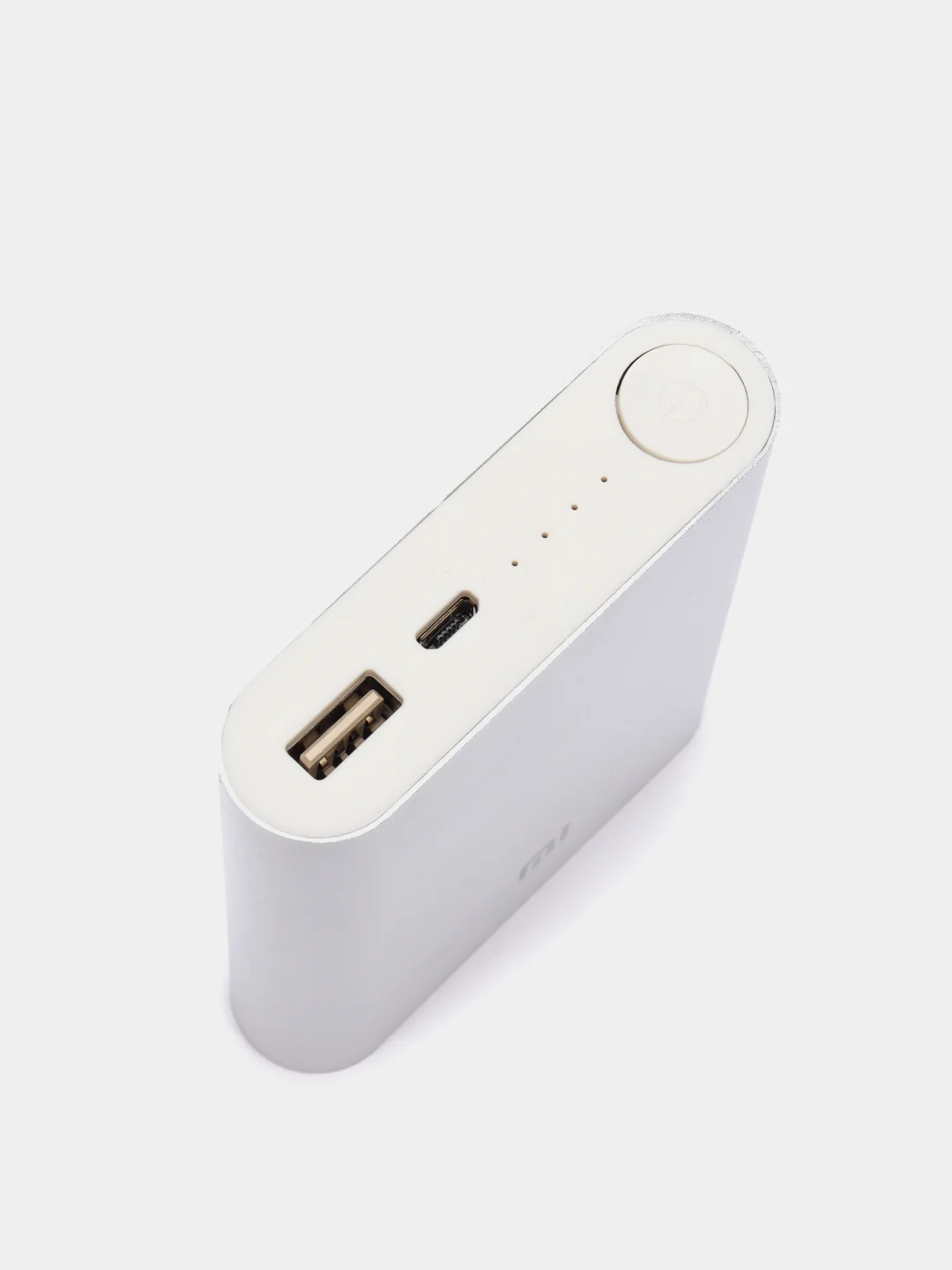 Серебряный внешний аккумулятор Xiaomi Mi Power Bank 10400 mAh